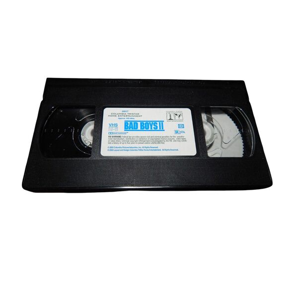 BAD BOYS II BAD BOYS 2 vintage VHS movie in original paper case - Picture 2 of 6